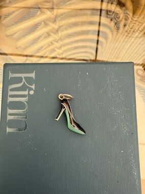 Tiffany & Co. Black and Mint High Heel Charm Pendant